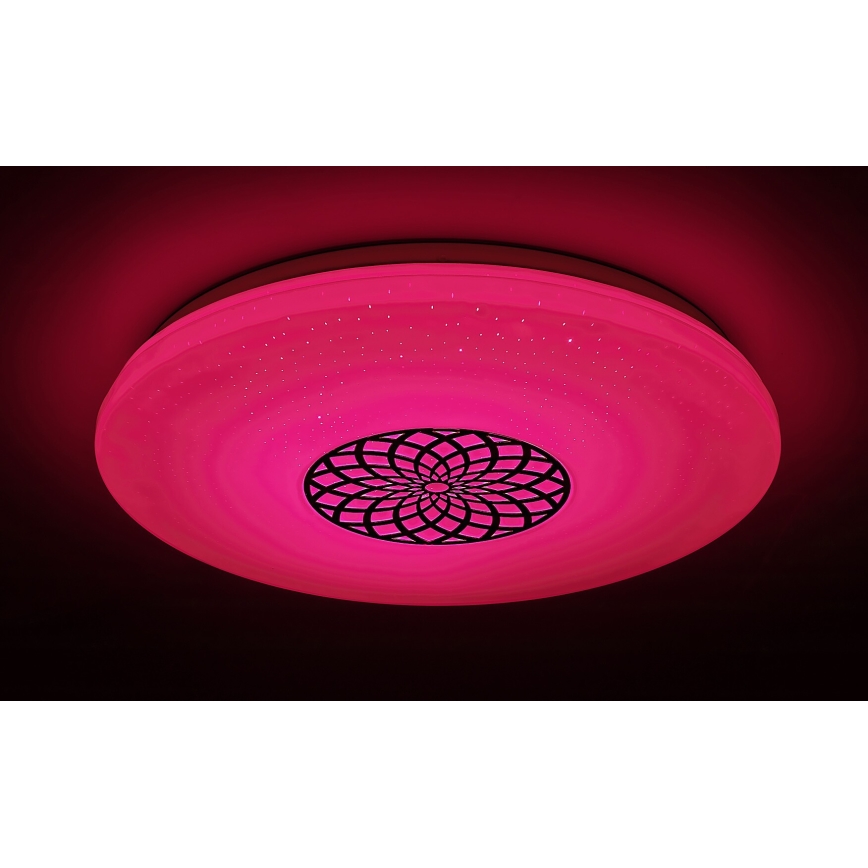 Rabalux - LED RGB stropna svjetiljka s prigušivanjem LED/24W/230V 3000-6500K Wi-Fi Tuya promjera 39,5 cm + daljinski upravljač