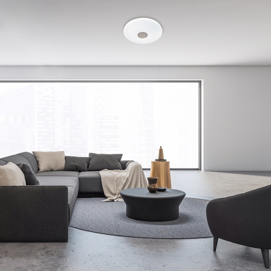 Rabalux - LED RGB Prigušiva stropna svjetiljka LED/40W/230V 3000-6500K Wi-Fi Tuya pr. 60 cm + daljinski upravljač