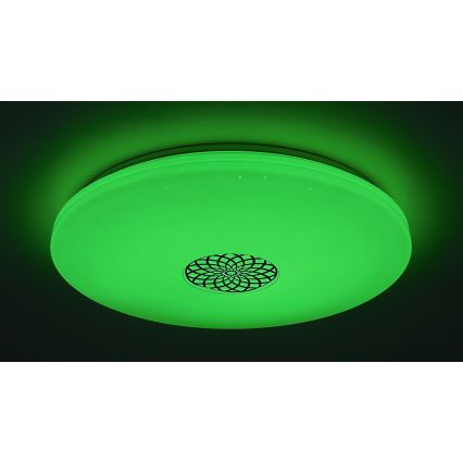 Rabalux - LED RGB Prigušiva stropna svjetiljka LED/40W/230V 3000-6500K Wi-Fi Tuya pr. 60 cm + daljinski upravljač