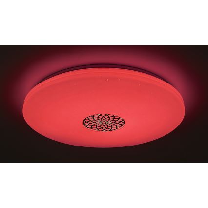 Rabalux - LED RGB Prigušiva stropna svjetiljka LED/40W/230V 3000-6500K Wi-Fi Tuya pr. 60 cm + daljinski upravljač