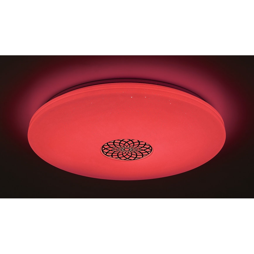 Rabalux - LED RGB Prigušiva stropna svjetiljka LED/40W/230V 3000-6500K Wi-Fi Tuya pr. 60 cm + daljinski upravljač