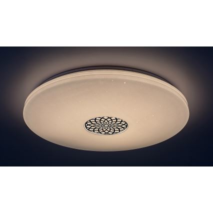 Rabalux - LED RGB Prigušiva stropna svjetiljka LED/40W/230V 3000-6500K Wi-Fi Tuya pr. 60 cm + daljinski upravljač