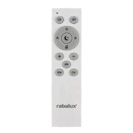 Rabalux - LED RGB Prigušiva stropna svjetiljka LED/40W/230V 3000-6500K Wi-Fi Tuya pr. 60 cm + daljinski upravljač