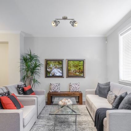 Rabalux - Ugradbena svjetiljka BASIL 2xE14/40W/230V