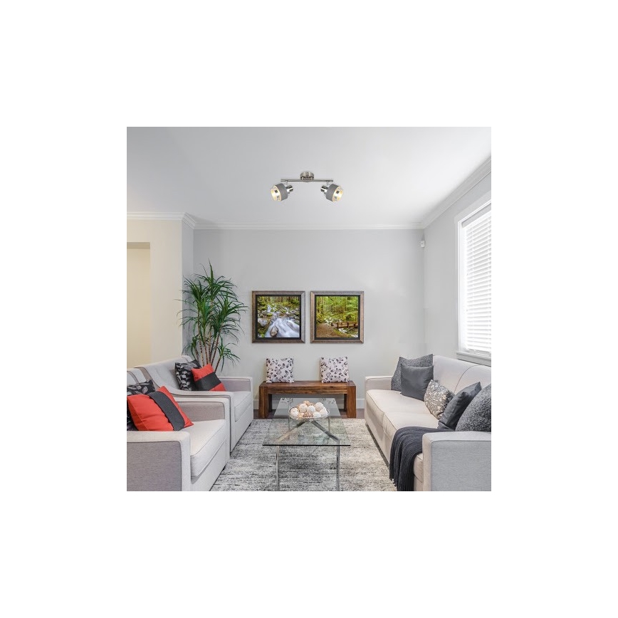 Rabalux - Ugradbena svjetiljka BASIL 2xE14/40W/230V