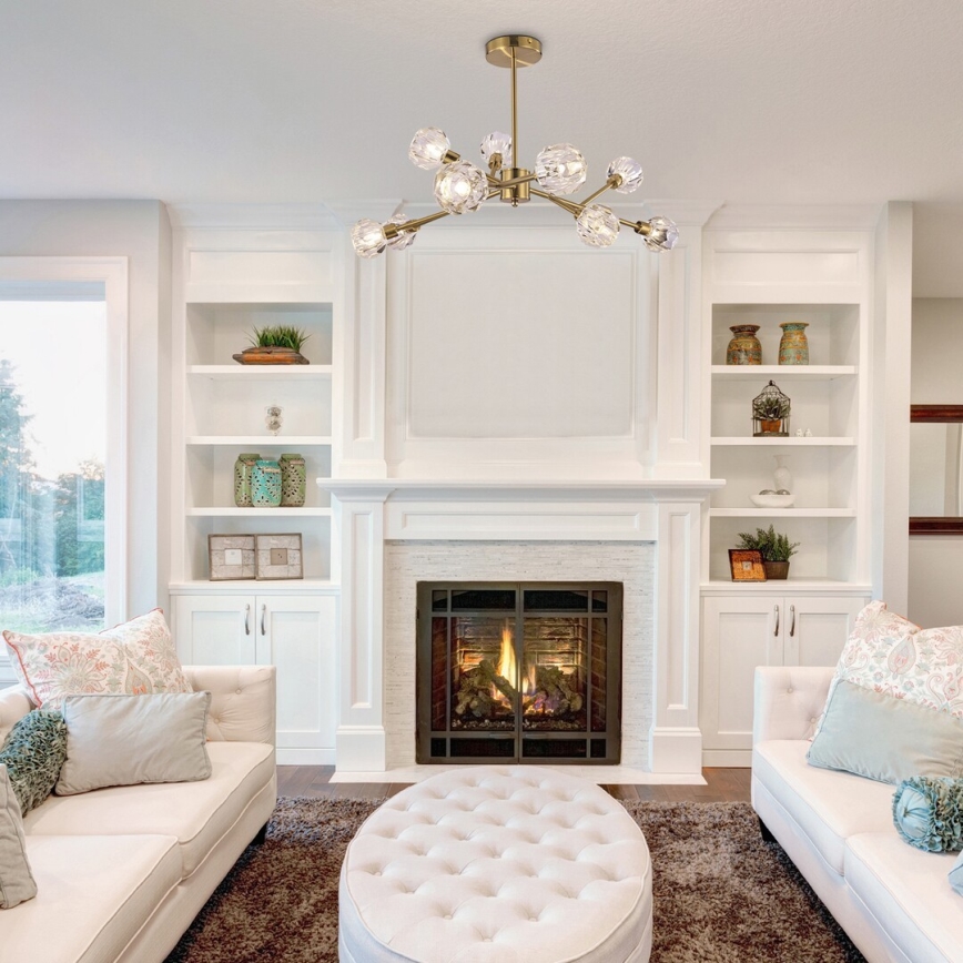 Rabalux - Luster na štapu 9xG9/5W/230V