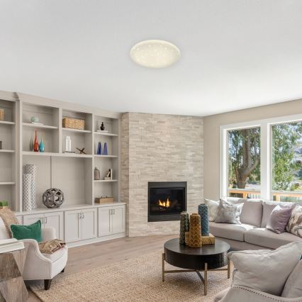 Rabalux - LED stropna svjetiljka STAR s mogućnošću prigušivanja LED/36W/230V + daljinski upravljač, Ø 40 cm