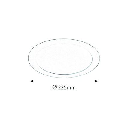 Rabalux - LED Ugradbena svjetiljka LED/18W/230V