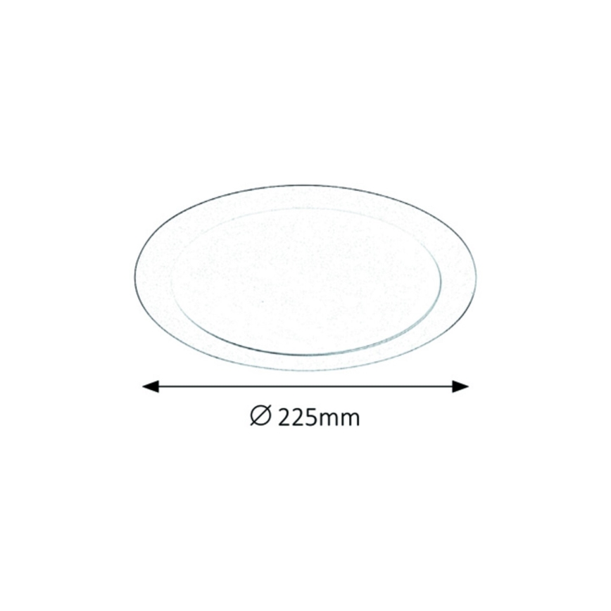 Rabalux - LED Ugradbena svjetiljka LED/18W/230V