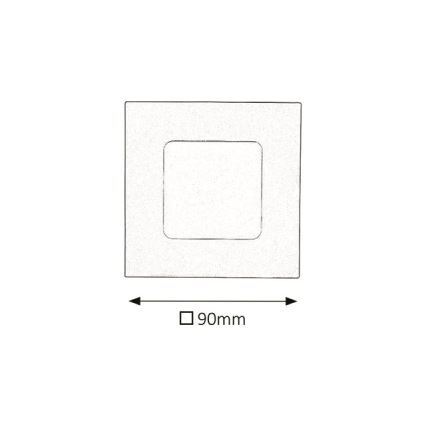 Rabalux - LED Ugradbena svjetiljka za kupaonicu LED/3W/230V IP44 4000K
