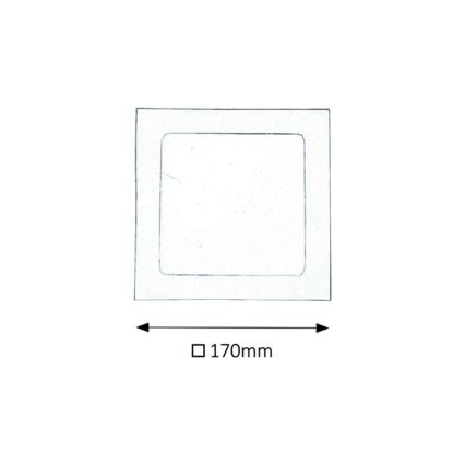 Rabalux - LED Ugradbena svjetiljka za kupaonicu LED/12W/230V IP44 4000K