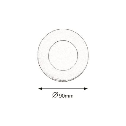 Rabalux - LED Ugradbena svjetiljka za kupaonicu LED/3W/230V IP44 3000K