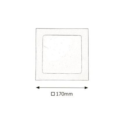 Rabalux - LED Ugradbena svjetiljka za kupaonicu LED/12W/230V IP44 3000K