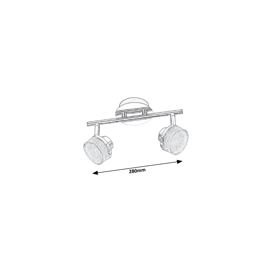 Rabalux - LED stropna točkasta svjetiljka 2xLED/5W/230V