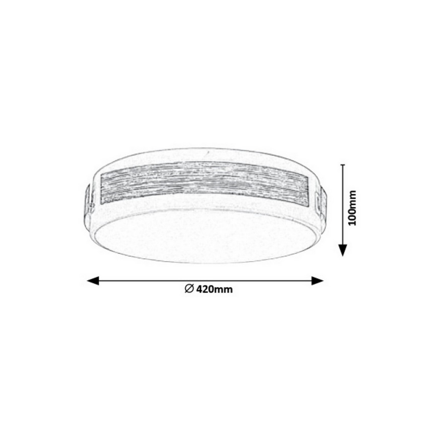 Rabalux - LED stropna svjetiljka za prigušivanje LED/24W/230V
