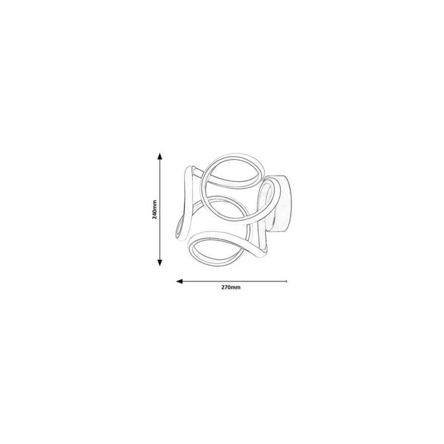Rabalux - LED Zidna svjetiljka LED/11W/230V 3000K