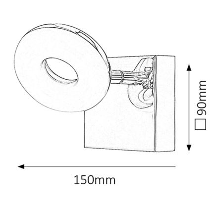 Rabalux - LED svjetiljka za kupaonicu LED/5W/230V IP44