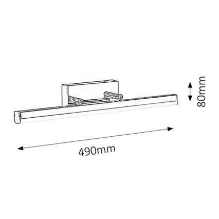 Rabalux - Svijetiljka za kupaonicu LED/12W/230V IP44