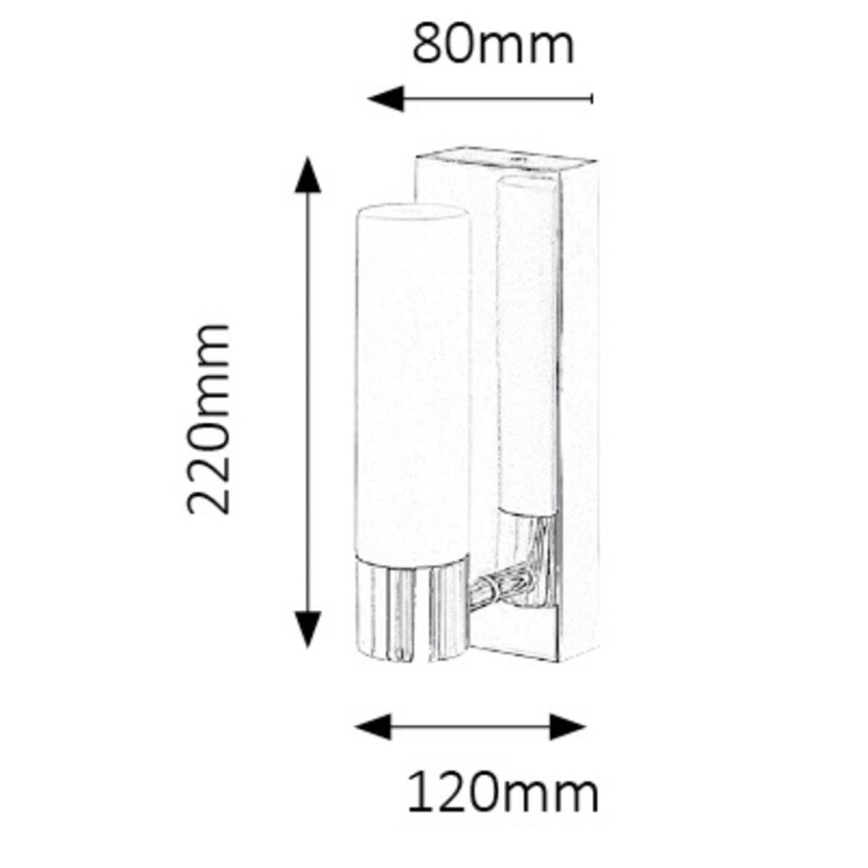 Rabalux - LED kupaonska zidna svjetiljka JIM LED/5W/230V IP44