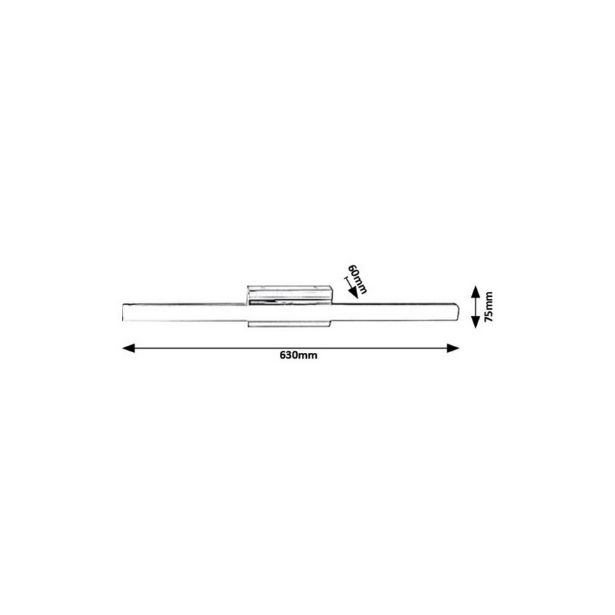 Rabalux - LED kupaonsko zidno svjetlo LED/13W/230V IP44 63 cm