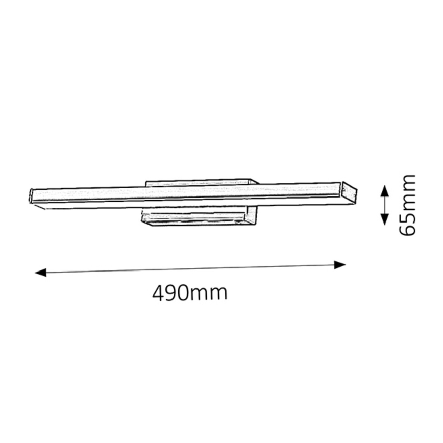 Rabalux - LED Zidna kupaonska svjetiljka 1xLED/12W/230V IP44