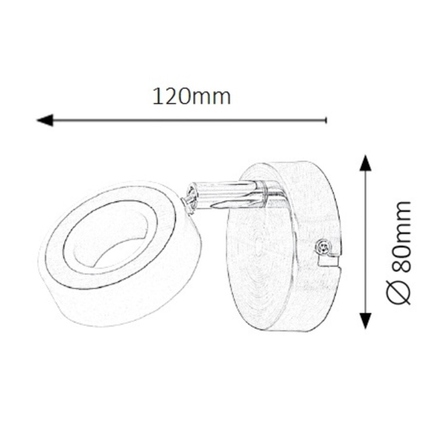 Rabalux - Dječja LED Zidnar svjetiljka 1xLED/4,5W/230V