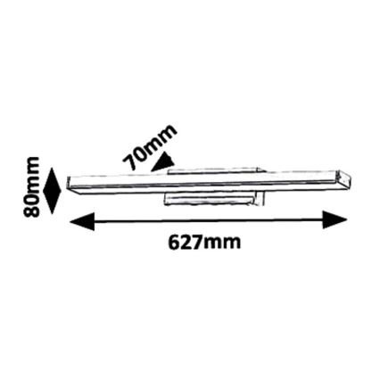 Rabalux - LED kupaonska rasvjeta za ogledalo LED/18W/230V IP44