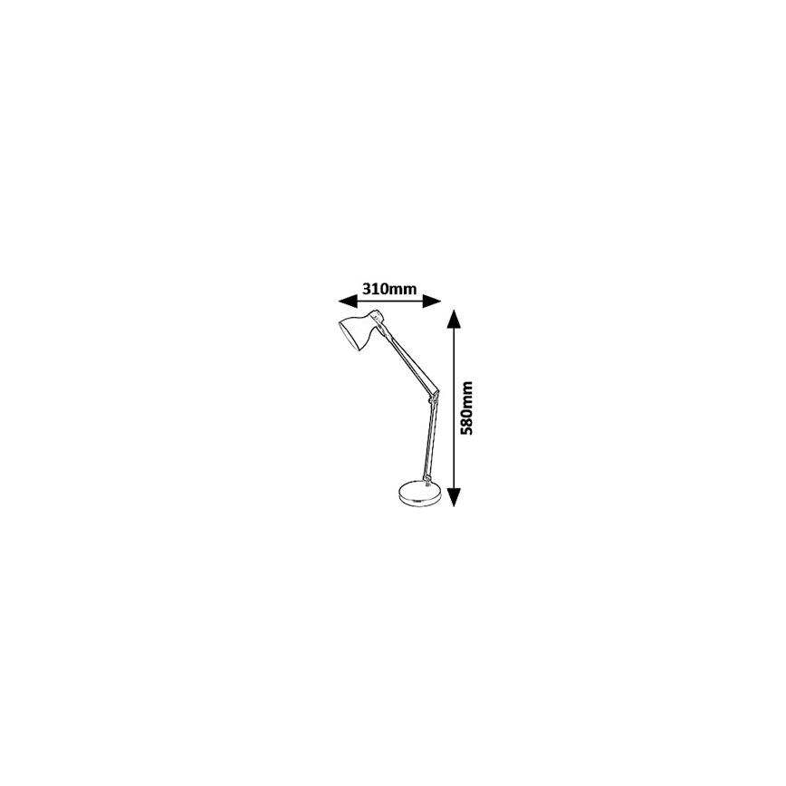 Rabalux 6408 - Stolna lampa CARTER 1xE14/11W/230V