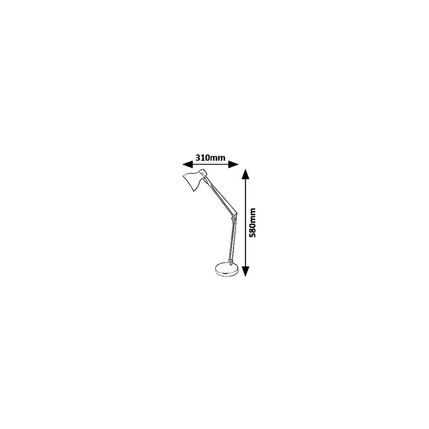Rabalux 6409 - Stolna lampa CARTER 1xE14/11W/230V