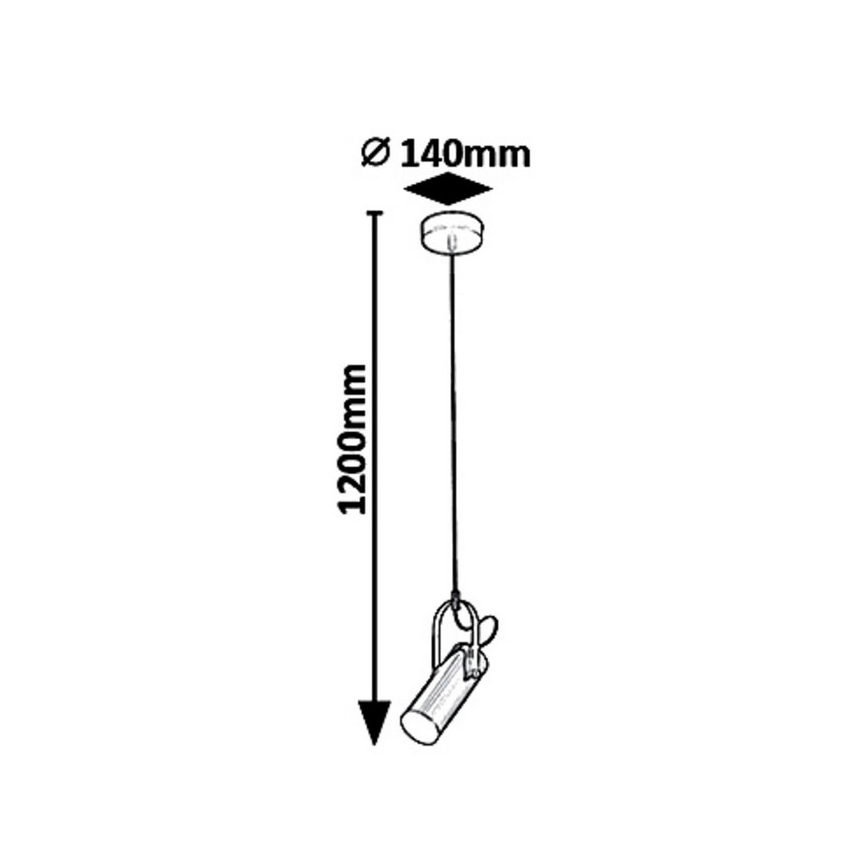 Rabalux 6429 - LED luster na sajli RAVEN LED/5W/230V