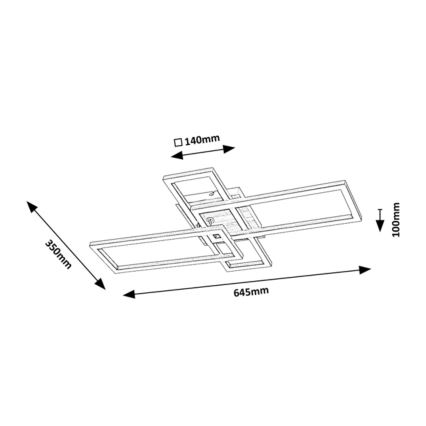 Rabalux - LED Stropna svjetiljka LED/24W/230V