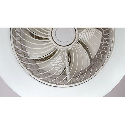 Rabalux - LED Prigušiva stropna svjetiljka s ventilatorom DALFON LED/36W/230V 3000-6000K + daljinski upravljač