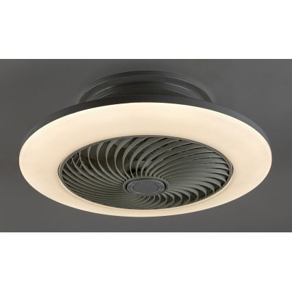 Rabalux - LED Prigušiva stropna svjetiljka s ventilatorom DALFON LED/36W/230V 3000-6000K + daljinski upravljač