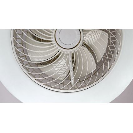 Rabalux - LED Prigušiva stropna svjetiljka s ventilatorom DALFON LED/36W/230V 3000-6000K + daljinski upravljač