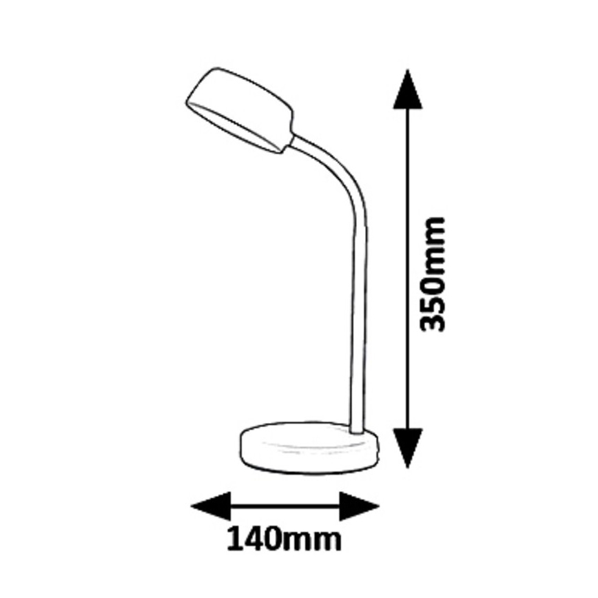 Rabalux 6778 - LED Stolna lampa BERRY LED/4,5W/230V