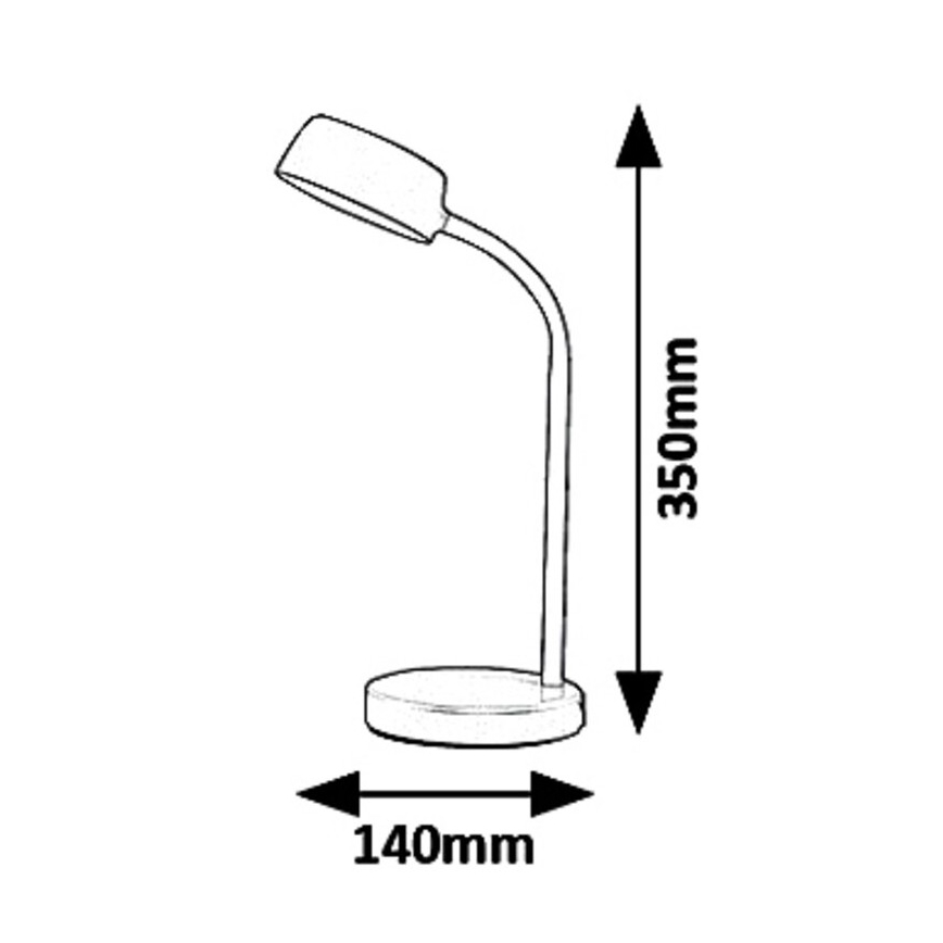 Rabalux 6780 - LED Stolna lampa BERRY LED/4,5W/230V