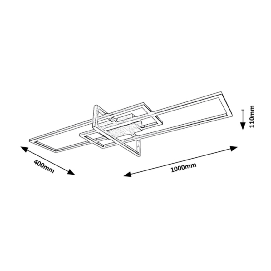 Rabalux - LED Prigušiva stropna svjetiljka LED/35W/230V