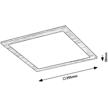 Rabalux - LED Nadgradni panel LED/12W/230V 4000K