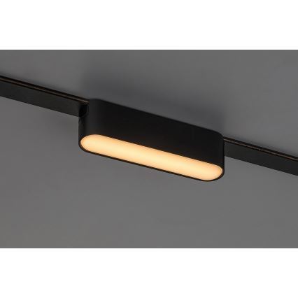 Rabalux - LED Stropna svjetiljka za 1-fazni tračni sustav LED/6W/230V 3000K 11,5 cm crna
