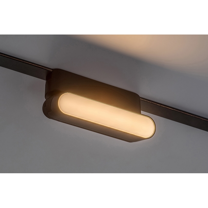 Rabalux - LED stropna svjetiljka za jednofazni tračni sustav LED/6W/24V 3000K 11,5 cm crna