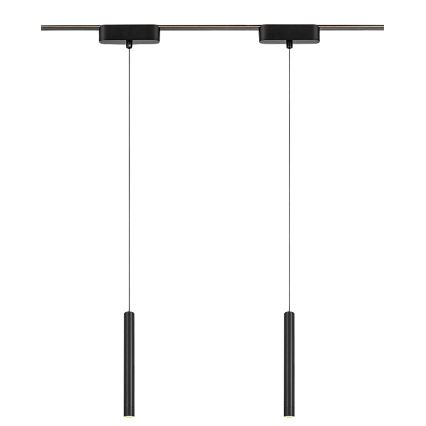 Rabalux - LED Luster na sajli za 1-fazni tračni sustav LED/5W/230V 3000K crna