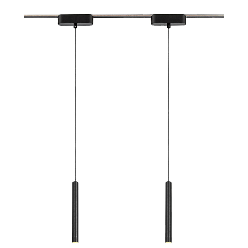 Rabalux - LED Luster na sajli za 1-fazni tračni sustav LED/5W/230V 3000K crna