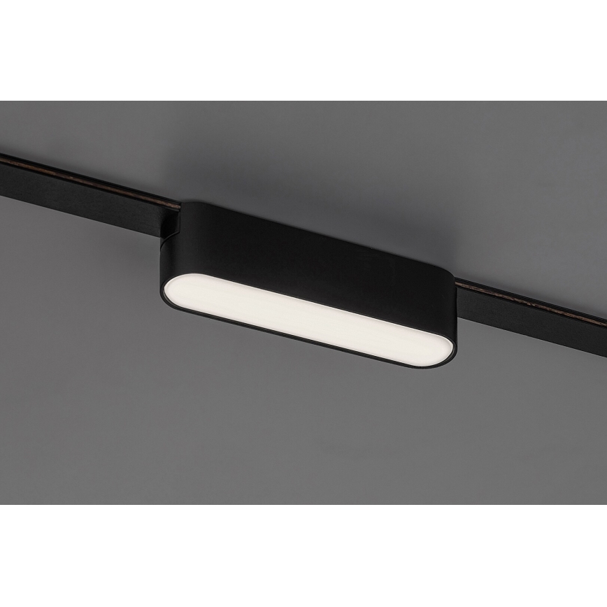 Rabalux - LED Stropna svjetiljka za 1-fazni tračni sustav LED/6W/230V 3000K 11,5 cm crna