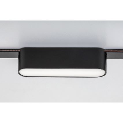 Rabalux - LED Stropna svjetiljka za 1-fazni tračni sustav LED/6W/230V 3000K 11,5 cm crna