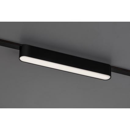 Rabalux - LED Stropna svjetiljka za 1-fazni tračni sustav LED/12W/230V 4000K 22 cm crna