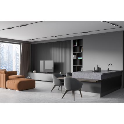 Rabalux - LED Prigušiva stropna svjetiljka za 1-fazni tračni sustav LED/16W/24V 2700-5500K Wi-Fi Tuya 33 cm crna