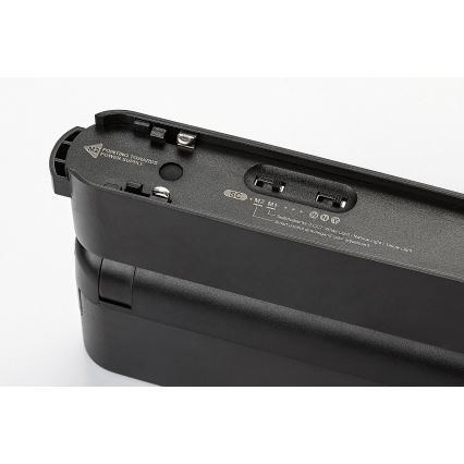 Rabalux - LED stropna svjetiljka s prigušivanjem za jednofazni tračni sustav LED/7W/24V 2700-5500K Wi-Fi Tuya 22 cm crna