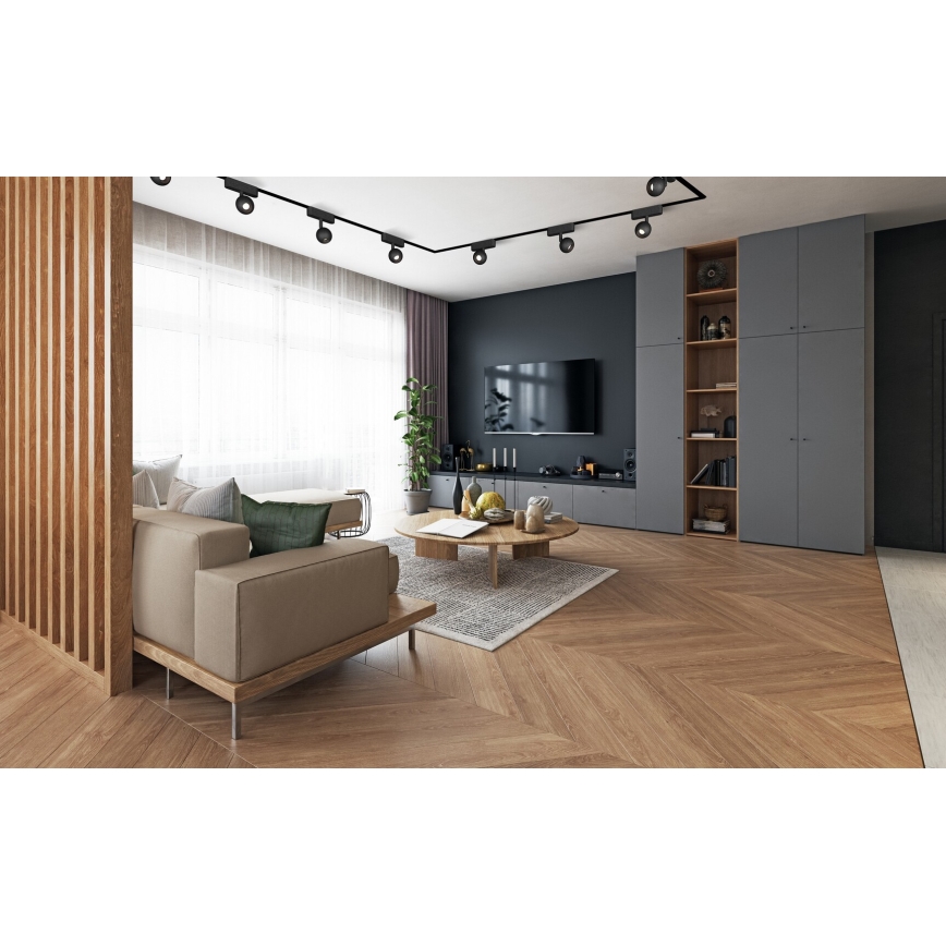 Rabalux - LED Prigušiva reflektorska svjetiljka za 1-fazni tračni sustav LED/5W/24V 2700-5500K Wi-Fi Tuya crna