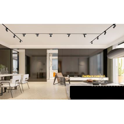 Rabalux - LED Prigušiva reflektorska svjetiljka za 1-fazni tračni sustav LED/5W/24V 2700-5500K Wi-Fi Tuya crna