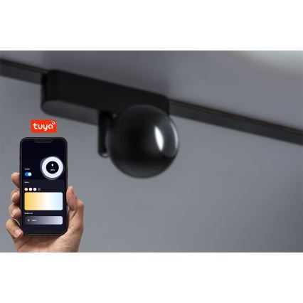 Rabalux - LED Prigušiva reflektorska svjetiljka za 1-fazni tračni sustav LED/5W/24V 2700-5500K Wi-Fi Tuya crna